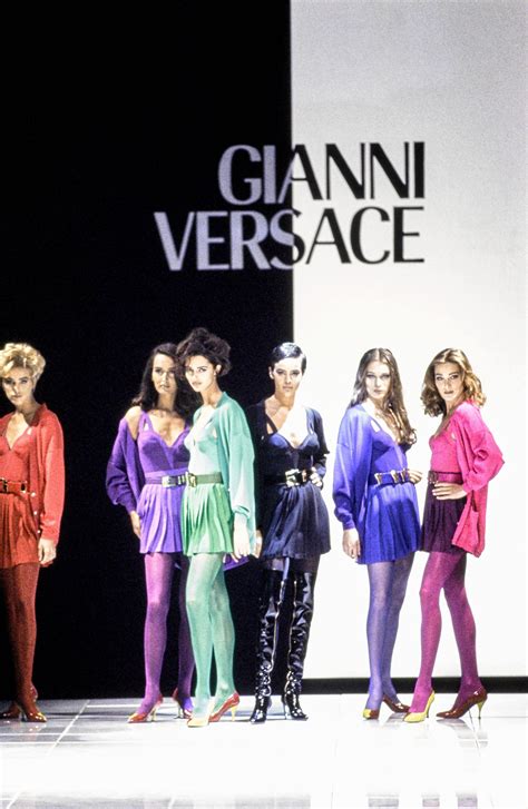 gianni versace anni 90|Gianni Versace fall 1991.